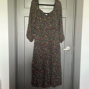 Farm Rio Ruffle Tiered Maxi Dress